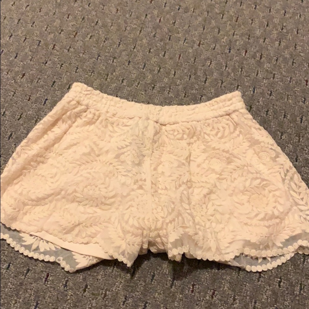 Francesca’s off white shorts